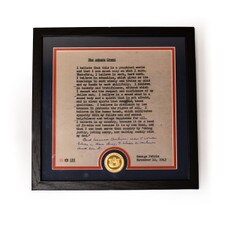 13x13" auburn creed medallion frame